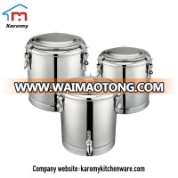 Best quality stainless steel food warm barrel container thermo pot